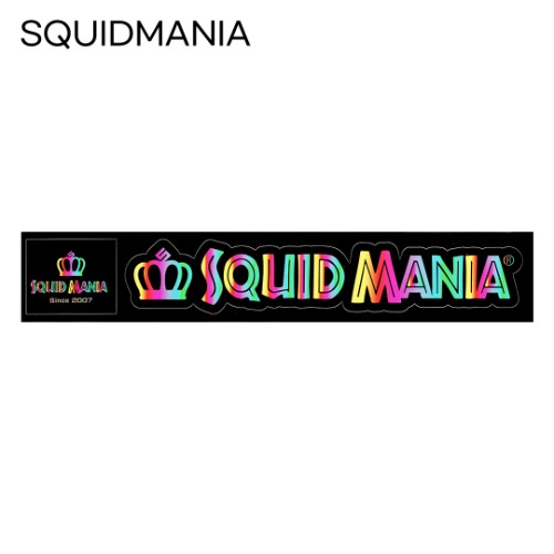 SQUID MANIA[스퀴드매니아] 팝로고 스티커 W300 레인보우