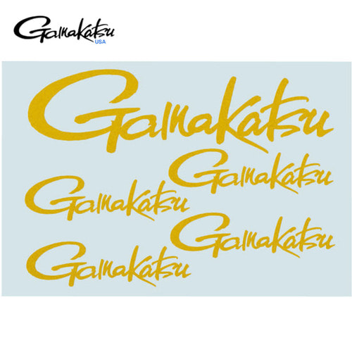 Gamakatsu[가마가츠] 로고 컷팅 로고 반사 스티커 GM-2082