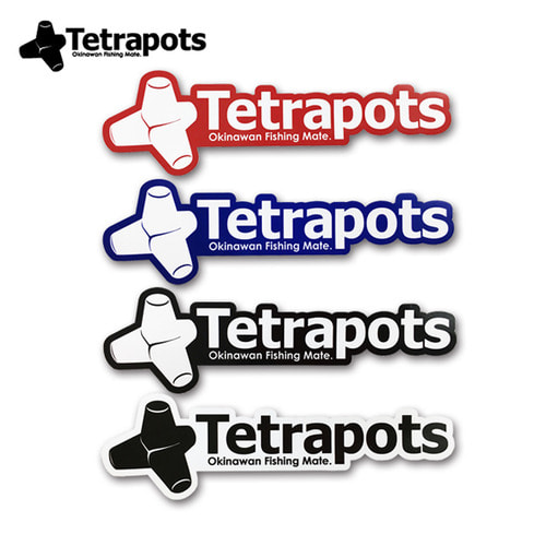 Tetrapots[테트라포트] 프레임 로고 스티커 TPG-037