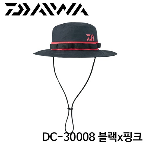 DAIWA[다이와] 낚시모자 레인 막스 ® 투습 방수 모자 DC-30008 블랙x핑크