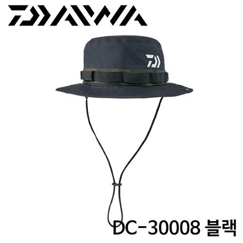 DAIWA[다이와] 낚시모자 레인 막스 ® 투습 방수 모자 DC-30008 블랙