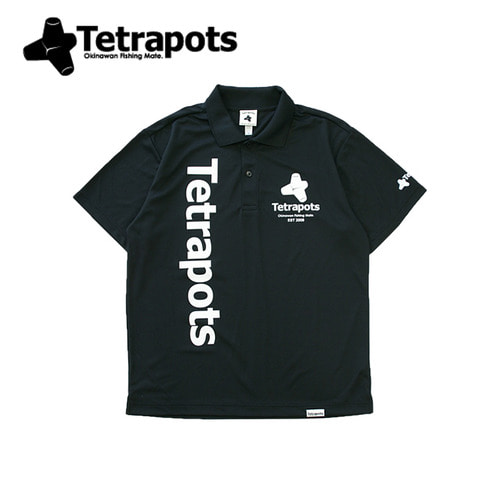 Tetrapots[테트라포트]로고 드라이 폴로 티셔츠