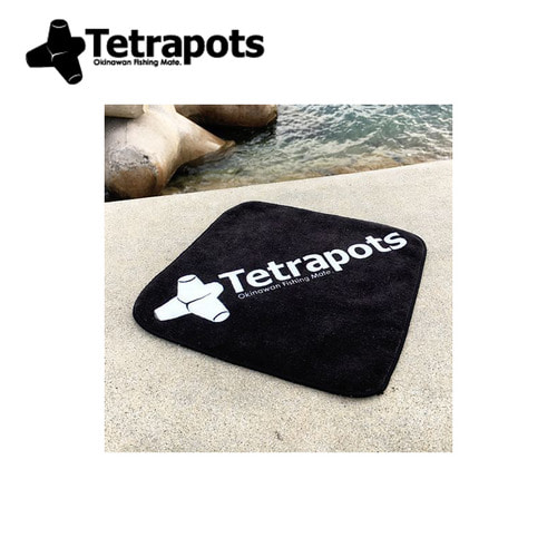 Tetrapots[테트라포트] 로고 미니낚시타올 피싱타올 낚시수건 낚시타올  TPG-016