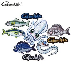 Gamakatsu[가마가츠] 무늬오징어 은어 감성돔 물고기 자수 씰 와펜 GM-2567