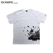 OLYMPIC[올림픽] 카라마렛티 로고 T 셔츠 2018 무늬오징어